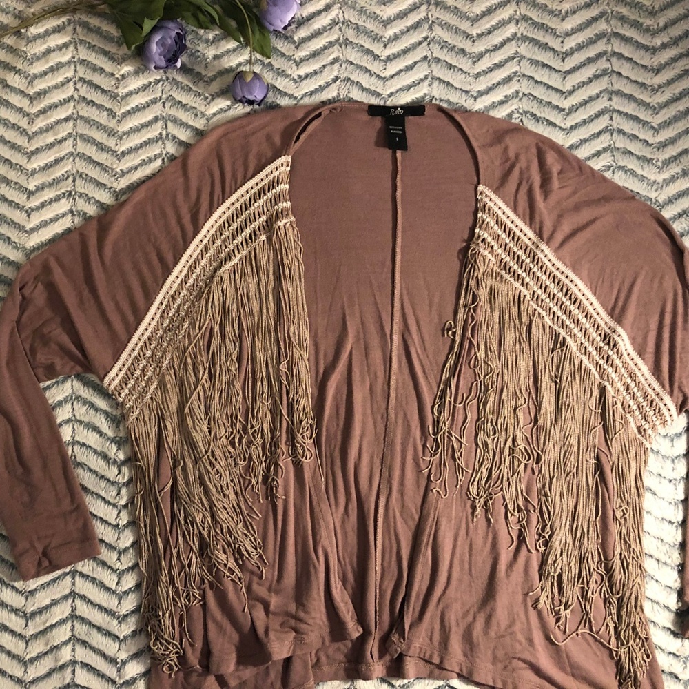 Fringe Cardigan